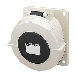 Mennekes 2212 panel mount socket 32A 7-pin 7h 500V IP67