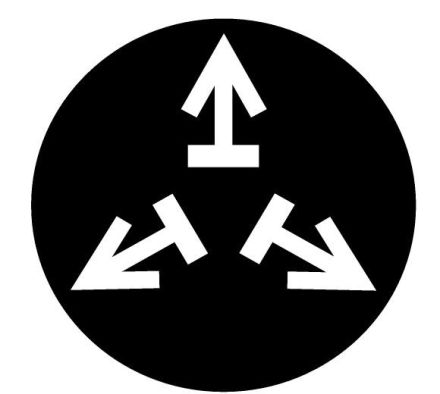 Eaton M22-XDH-S-X15 button plate, high black, symbol release, 218226
