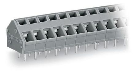 Wago 236-404/332-000 4p, 24A, 320V,2.5mm²,gr print terminal 5mm