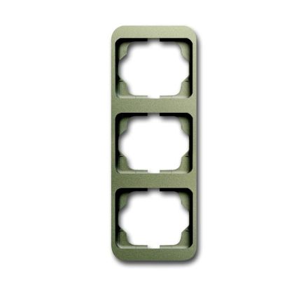 Busch-Jaeger 1733-260 cover frame, 3-way frame palladium