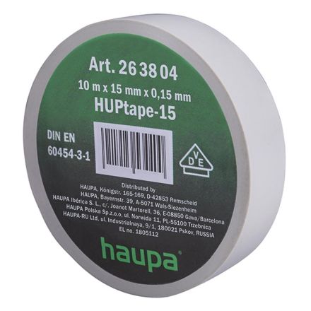 HAUPA 263804 insulating tape PVC 15mm 10m gr 105°C 0.15mm