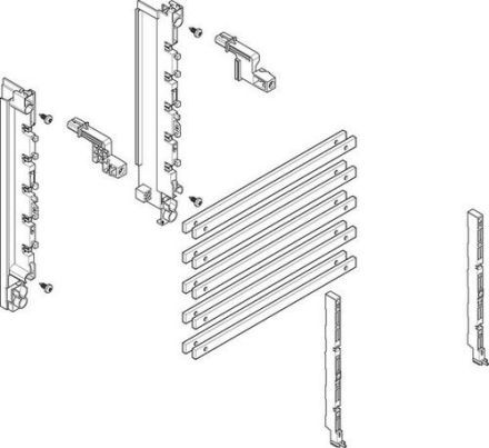 ABN deep 40mm with CU 12x5mm 5-pole 70mm busbar module (MTSC12535)