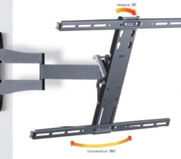 VCM WS-100SLIM WH tilt/swivel 26-70' -30kg