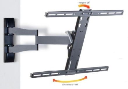 VCM WS-100SLIM WH tilt/swivel 26-70' -30kg
