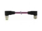 Murrelektronik 7000-44021-8400300 M12 PUR 1x2x0.64 shielded violet 3m twisted connection cable Profibus