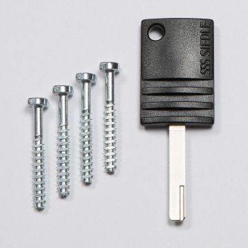 Siedle 210005104-00 for flush-mounted housing MR 611-1..-4/1-0 mounting kit fastening