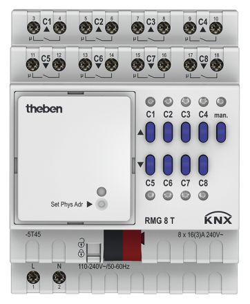 THEBEN RMG 8 T KNX universal actuator MIX | 8-way, basic module
