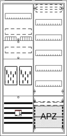 ABB Striebel & John 2CPX054238R9999 BA27CML AP BKE-I A27 2Z1V5A2OVR Complete cabinet