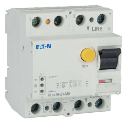 Eaton 167889 residual current circuit breaker digital all-wire 40 A 4p 300 mA type S/B+