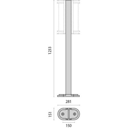 Spittler 000453 Mast 45 H1200