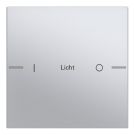 GIRA 576126 rocker set ind. for touch sensor 4 System 55 | 1-way | color aluminum