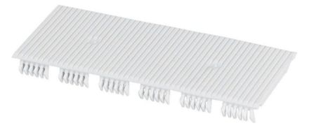 Eaton 178976 empty space cover 6 division units white fine ribbed