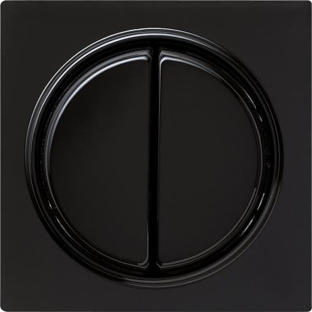 Gira 012547 push button switch series cover S-Color black