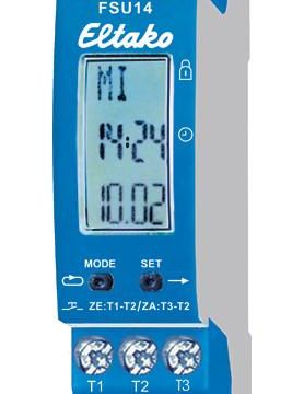 Eltako 30014015 RS485 bus timer FSU14 with display 8 channels