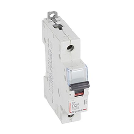 Legrand 409434 Circuit breaker DX3 D25A 1P 10KA 1M