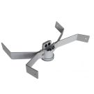 Spittler 310967 Guell 2.5 braid 60/76mm double mast mount