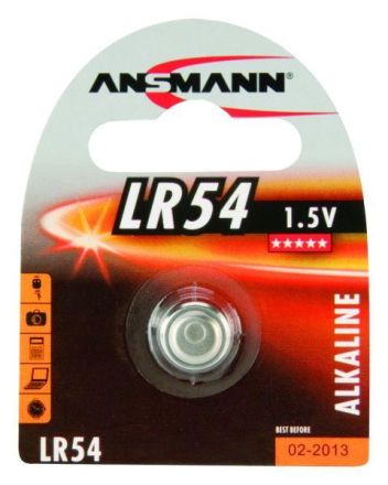 Hückmann 116032 Ansmann LR54 alkaline button cell