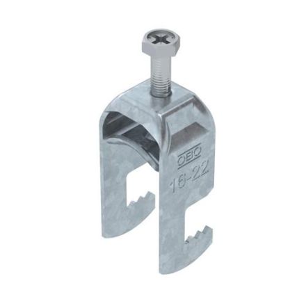 OBO Bettermann 1187414 2056 BS-F1-M-22 FT 16-22mm steel clamp