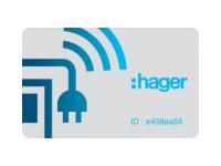 Hager XEVA420 Set 20 for witty flow RFID card set