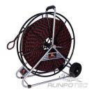 Runpotec 10168 traction rope 200m D: 10mm incl. reel