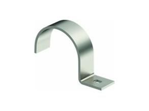 OBO Bettermann 822 25 V4A single-lobe 25mm fastening clamp, 1013893
