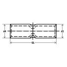 HAUPA 294220 butt connector 70qmm for multiple connections