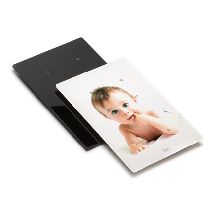 BESKNX PL228200 KNX push button sensor Cubik-V design | 8-way | black