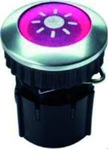 Grothe PROTACT 102 LED gold-plated bell button, 63042
