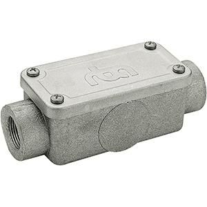 Legrand 387634 Distribution box A M40x1, 5 aluminum, (stone gray)