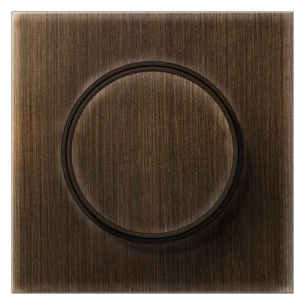 Jung ME1740AT cover for rotary dimmer, brass, LS series, antique brass