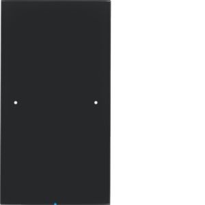 BERKER 75141855 Touch-Sensor Glass R.3 | 1-way, comfort, not configured | black glass