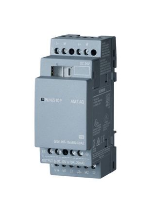 SIEMENS 6ED1055-1MM00-0BA2 LOGO! Expansion module 24 V | 2AA, 0-10V