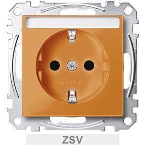 MERTEN MEG2302-0302 SCHUKO socket orange System M