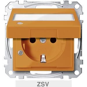 MERTEN MEG2313-0302 SCHUKO socket orange System M