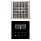 Jung DABES1BT Smart Radio DAB+ Bluetooth®, Set Mono, Series LS, Stainless Steel