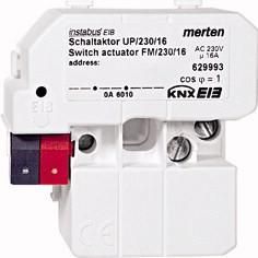 MERTEN 629993 Switch actuator UP/230/16 polar white 1-way