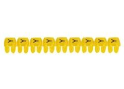 Legrand 038384 license plate 38384 Y 4-6qmm CAB , (yellow)