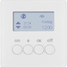 BERKER 85745229 KNX-RF timer quicklink Q.1/Q.3 | with display | polar white velvet