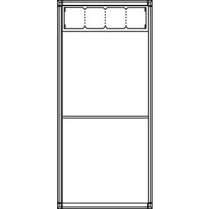 Ritto 1552370 Housing 2-way + 4 module slots, flush-mounted, white