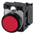 Siemens 3SU1100-0AB20-1BA0 push button 22mm round red 1S