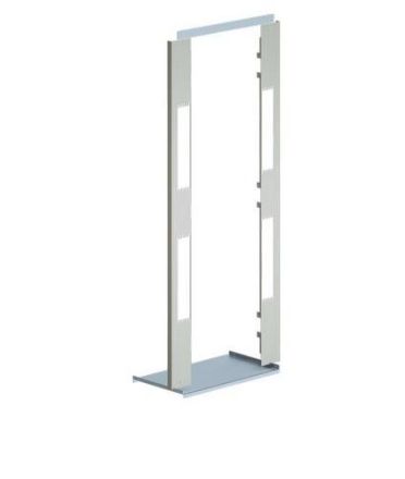 Schäfer IT-Systems 506602200 IS-1 60x220 closed R7035 packed bulkhead