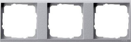 Gira 1463726 support plate 3-way Gira Event Clear color aluminum