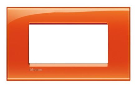 Bticino LNA4804OD Light frame ORANGE 4-module, (orange)
