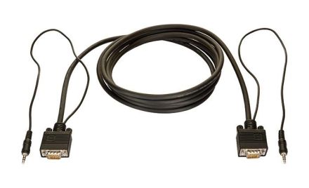 Bachmann 918.068 918068 VGA mini jack combo cable length 5m