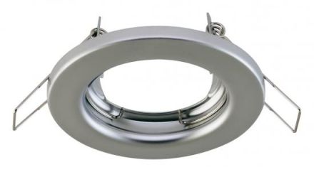 EVN 523014 round chrome matt GU10 max.50W 230V D-bracket recessed ceiling spotlight
