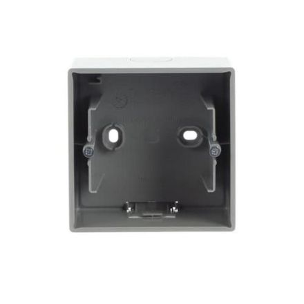 Busch-Jaeger 1701-83 surface-mounted housing, 1-way housing aluminum silver