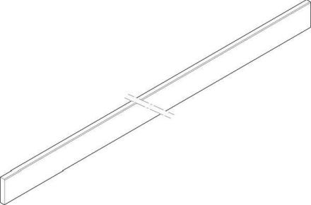 ABN 2FB 50x10x495mm horizontal CU-rail (XCUW152)