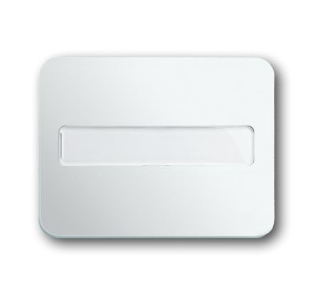 Busch-Jaeger 1781-24G rocker switch, with label field studio white high gloss