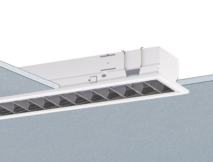 Ridi Leuchten 0850060 EBRME6-R1X145/45ND-SM LED grid recessed luminaire