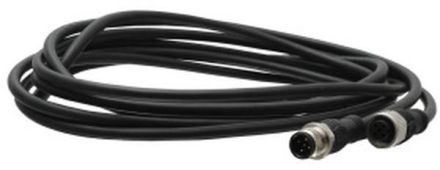 ABB Stotz-Kontakt M12-C312, cable 3 m, M12 female connector straight, 5 x 0.34 mm² and shielding, 2TLA020056R2100